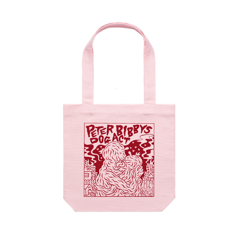 Peter Bibby / Dog Act Pink Tote