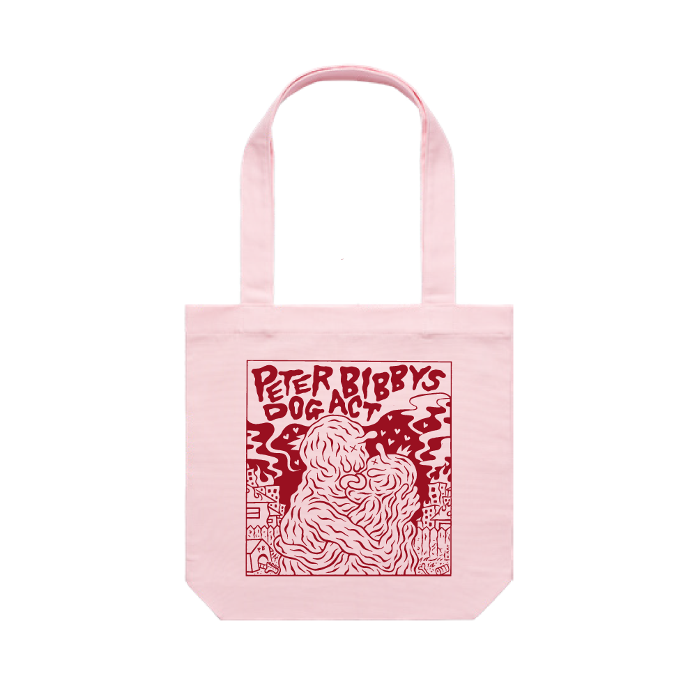 Peter Bibby / Dog Act Pink Tote
