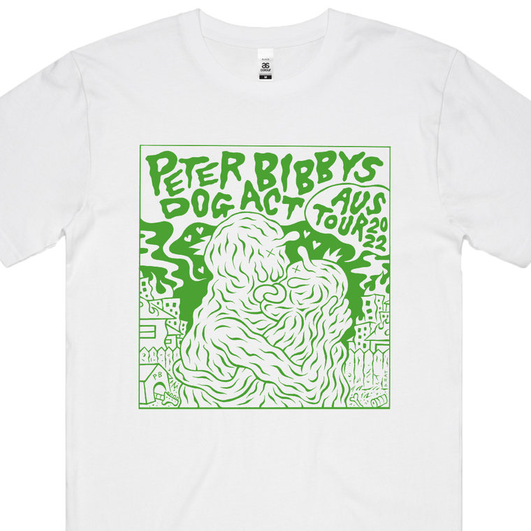 Peter Bibby / Dog Act White T-Shirt