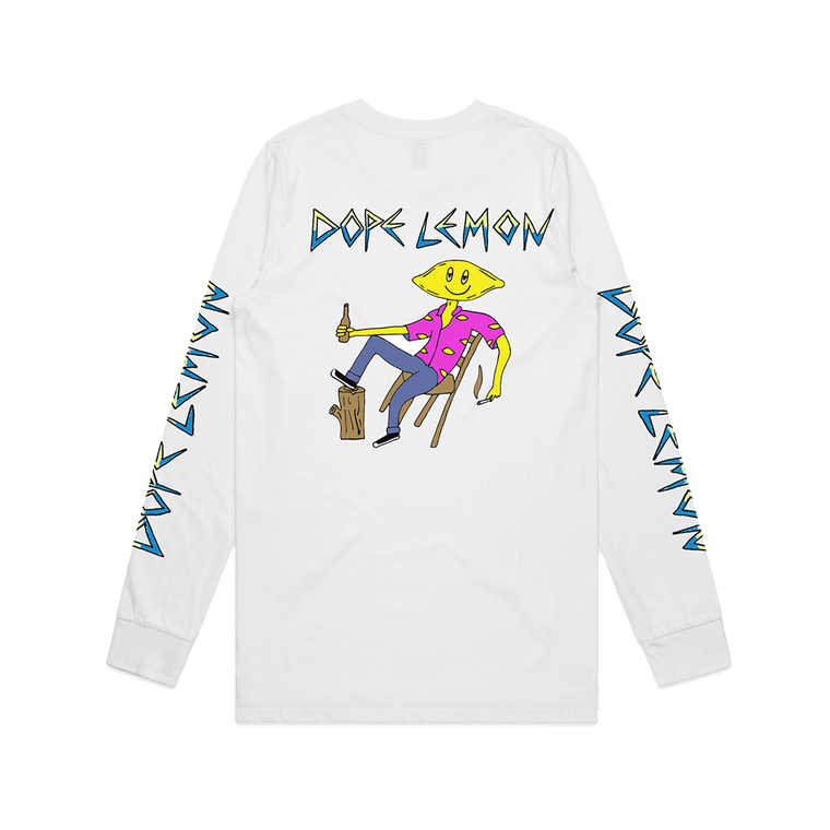 Log Lemon / White Longsleeve