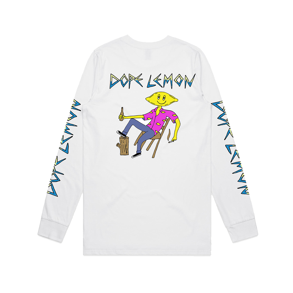 Log Lemon / White Longsleeve