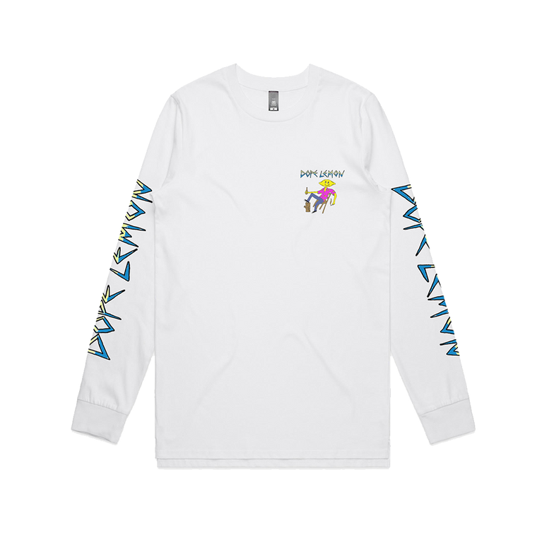 Log Lemon / White Longsleeve