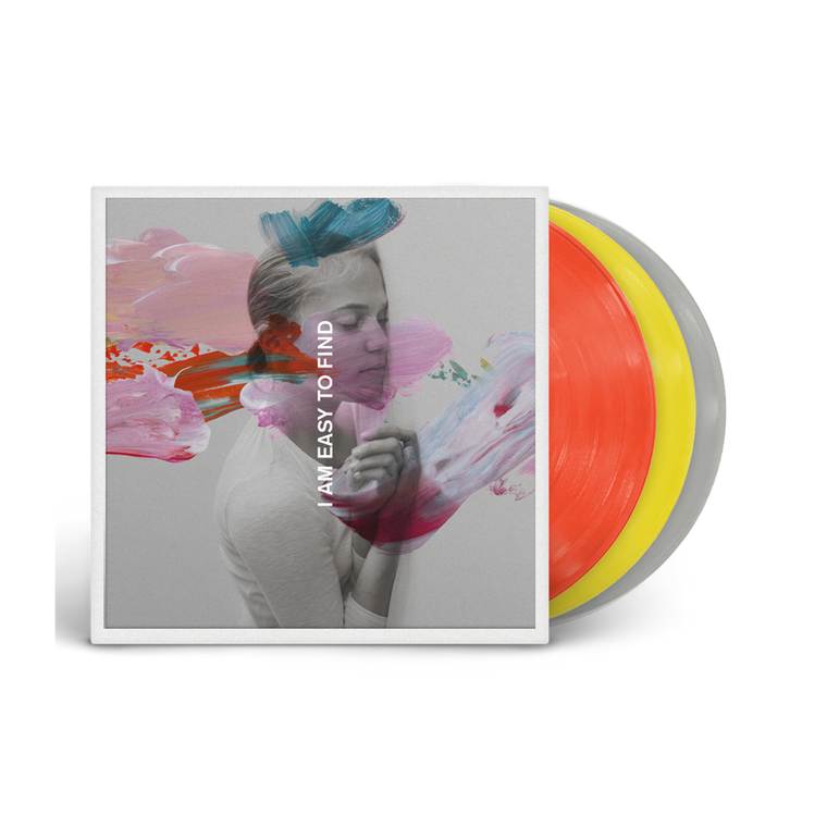 The National / I Am Easy To Find 3xLP Red, Yellow & Grey Vinyl