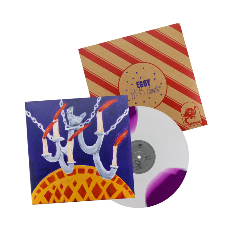 Eggy / With Gusto LP Limited Edition White & Purple Vinyl
