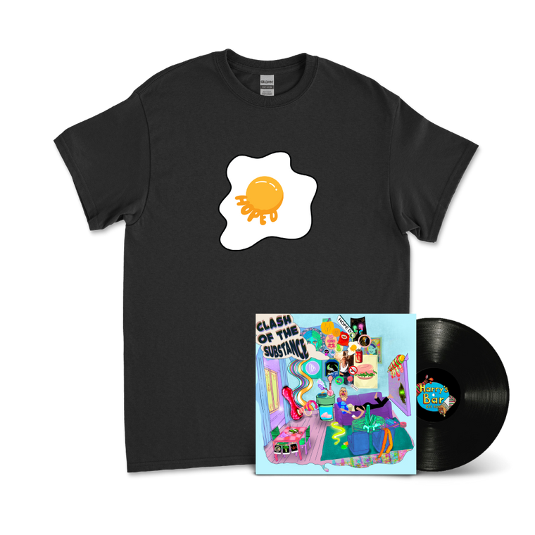 Hope D / Clash Of The Substance Black Vinyl & Black Egg T-Shirt T-Shirt Bundle