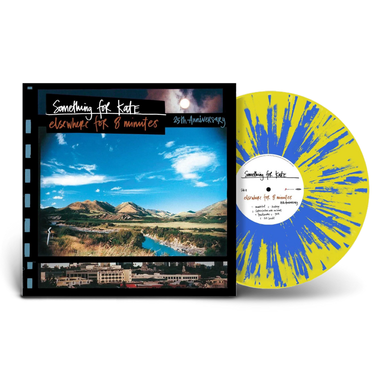 Something For Kate / Elsewhere For 8 Minutes Blue Splatter LP Vinyl