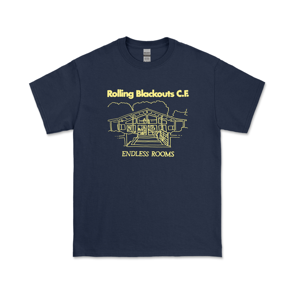 Rolling Blackouts C. F. / Endless Rooms / Navy T-shirt