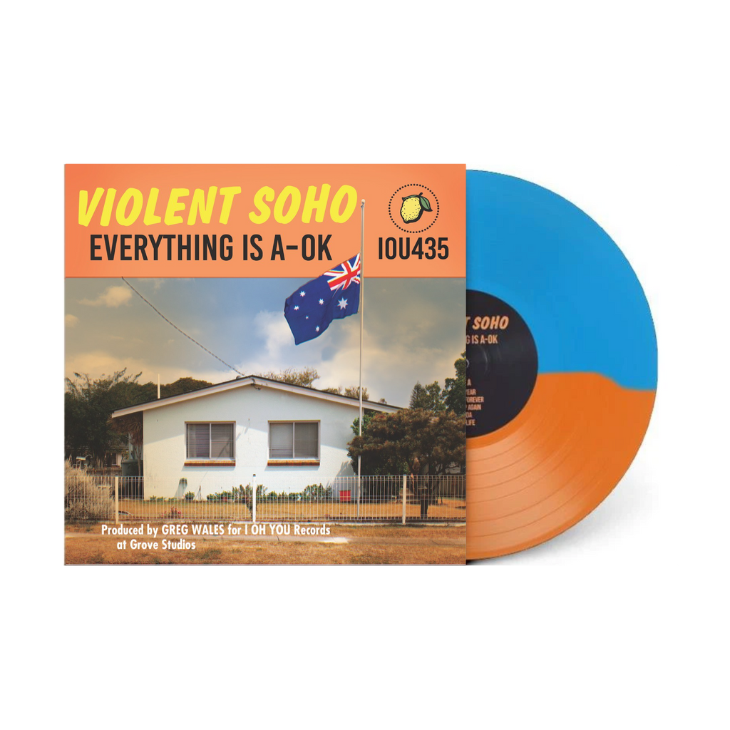 Violent Soho / Everything is A-OK (Blue and Orange) vinyl