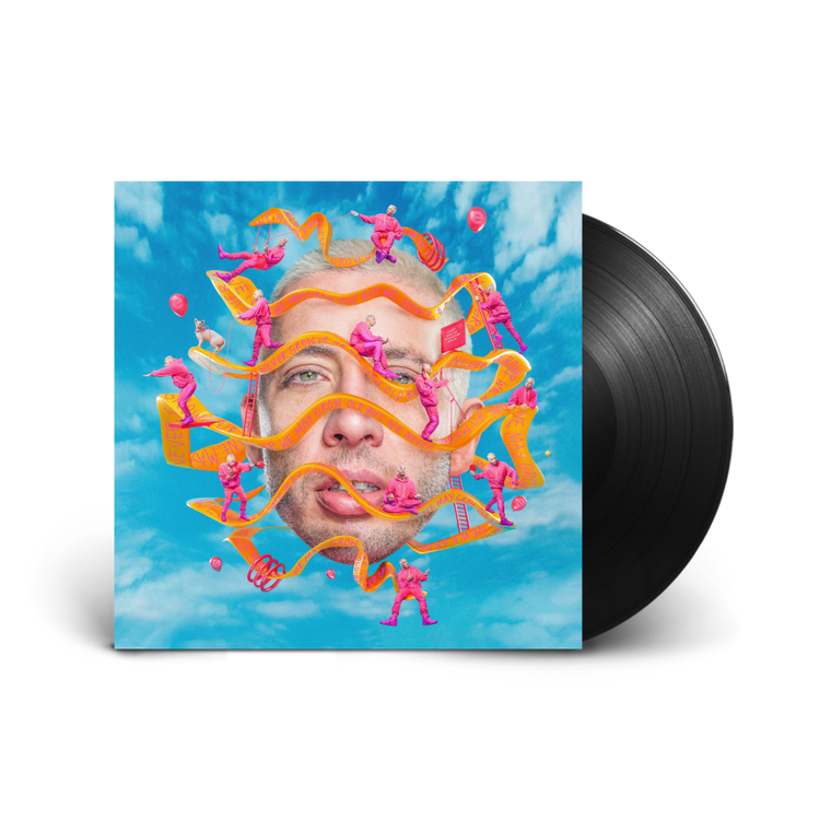 Example / We May Grow Old But We Never Grow Up Black 12" Vinyl LP