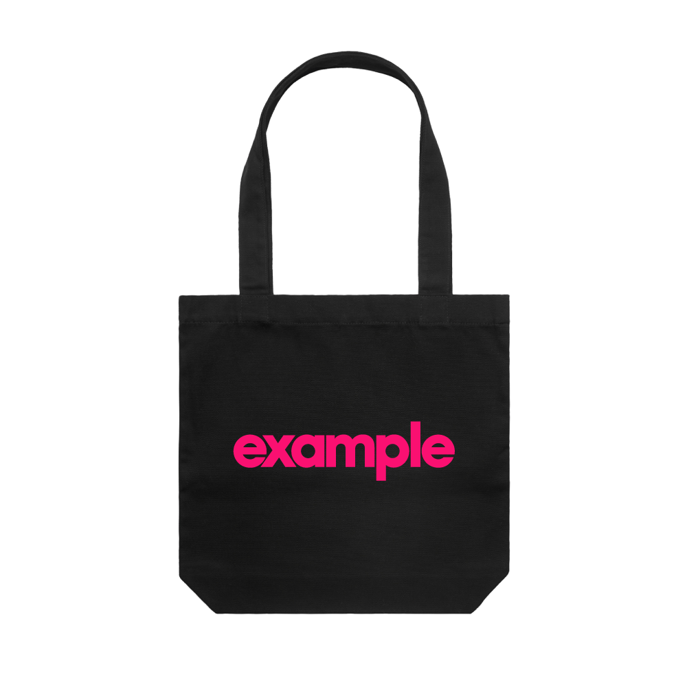 Example / Black Tote Bag