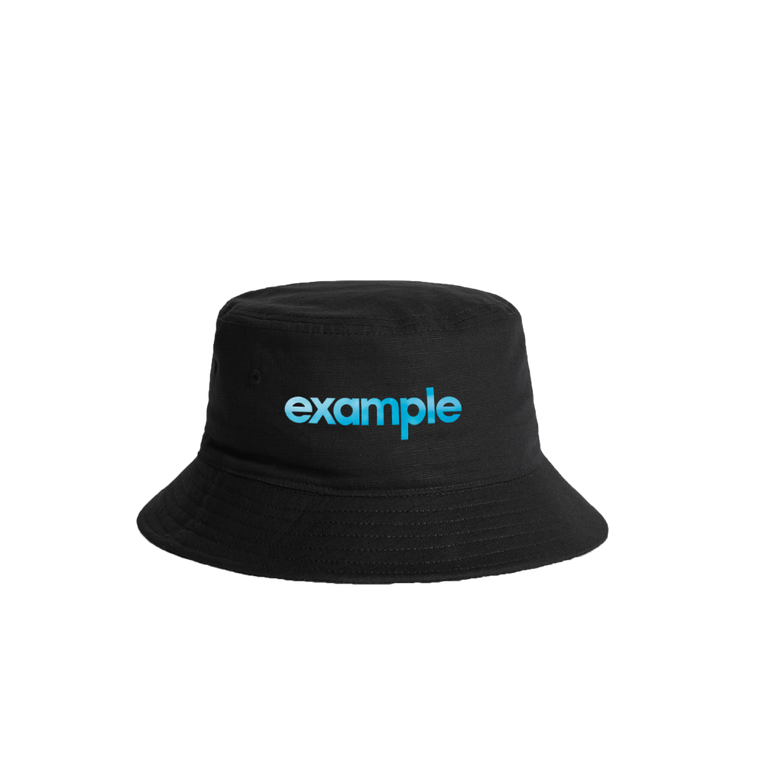 Example / Black Bucket Hat