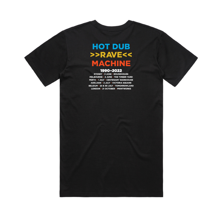 Hot Dub Time Machine / Eye T-Shirt Black