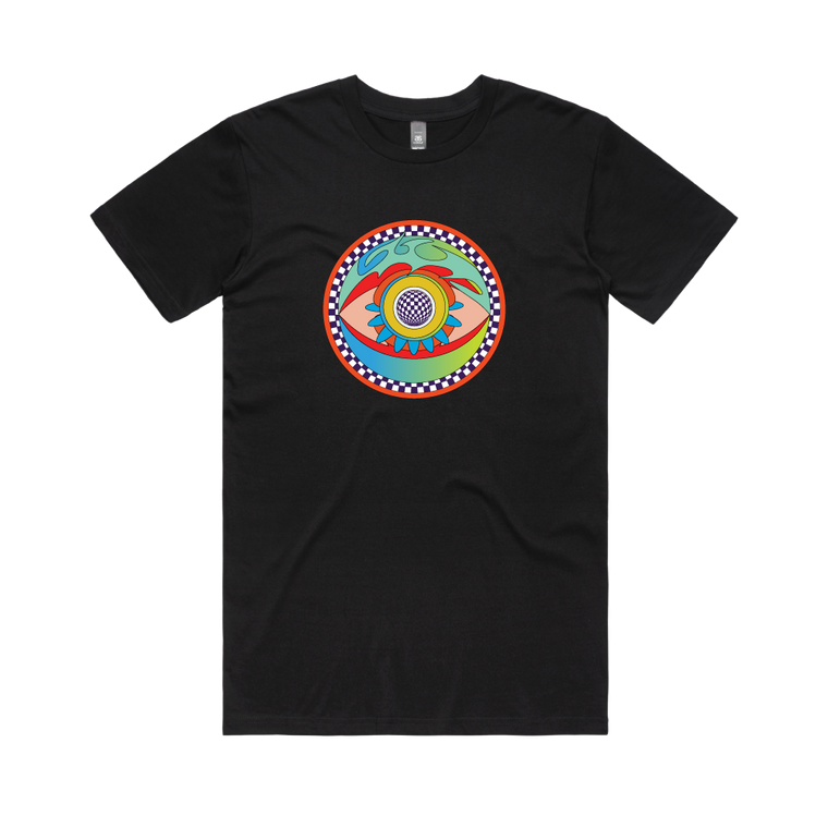 Hot Dub Time Machine / Eye T-Shirt Black