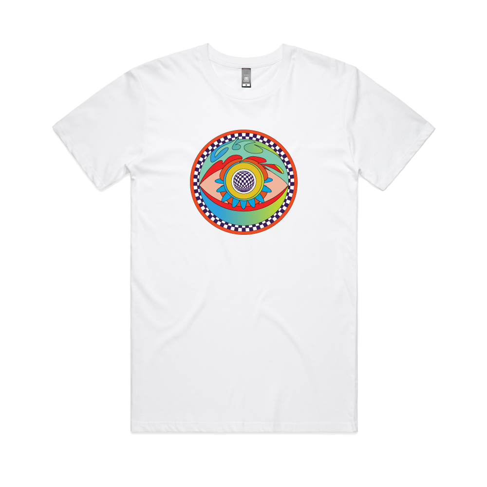 Hot Dub Time Machine / Eye T-Shirt White