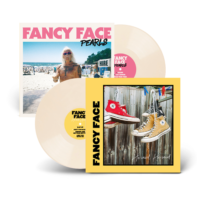Fancy Face / ‘He Said He Said' EP & ‘Pearls’ EP / Double A side / White Vinyl