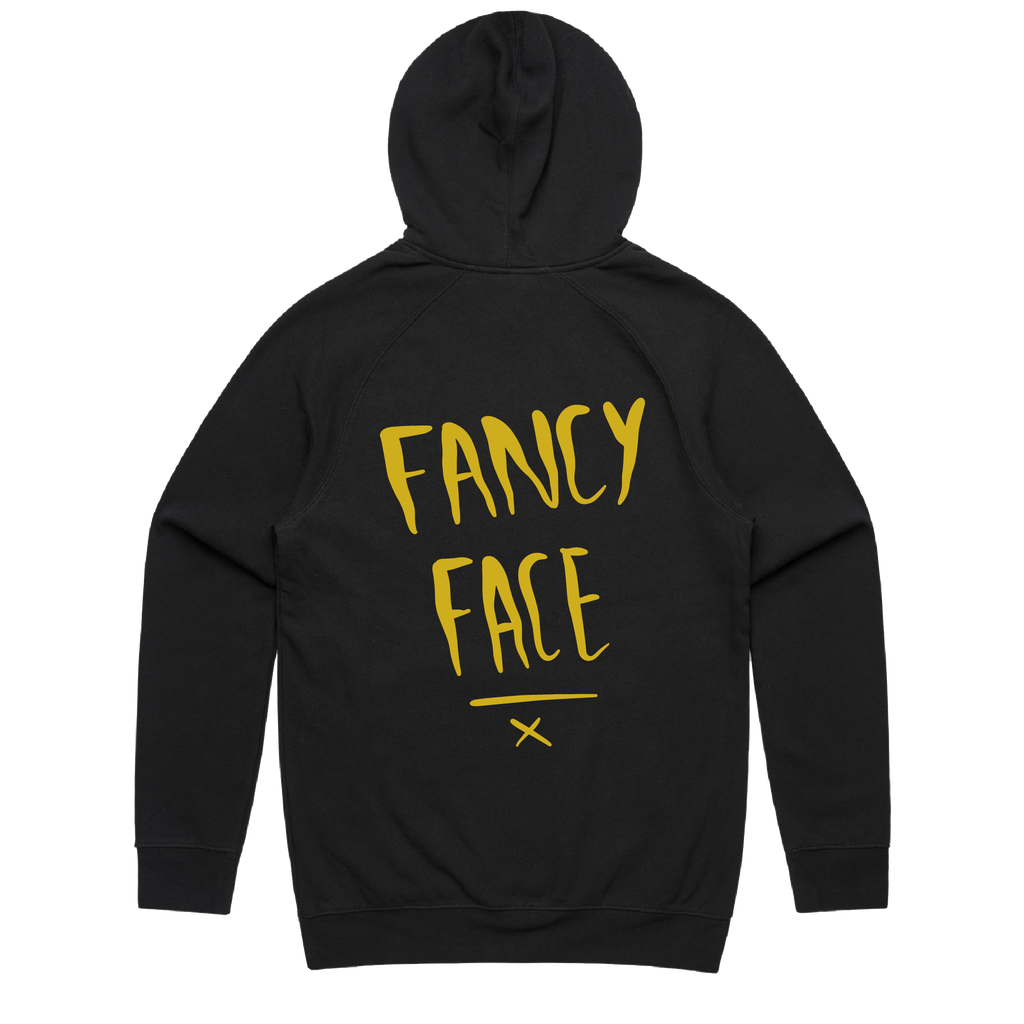 Fancy Face / OG Logo / Black hoodie