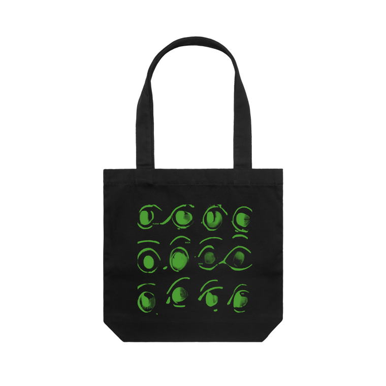 Flood Into / Screen Printed Black Tote Bag