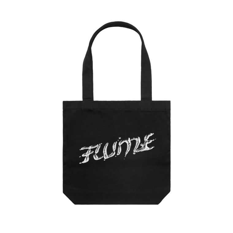 Silver Logo / Black Tote