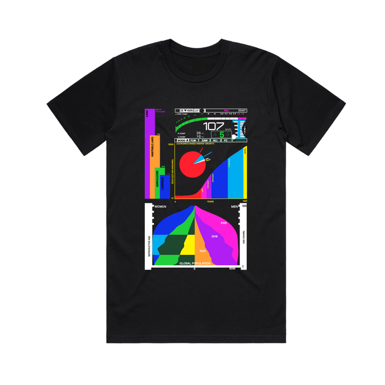 Stats / Black T-Shirt
