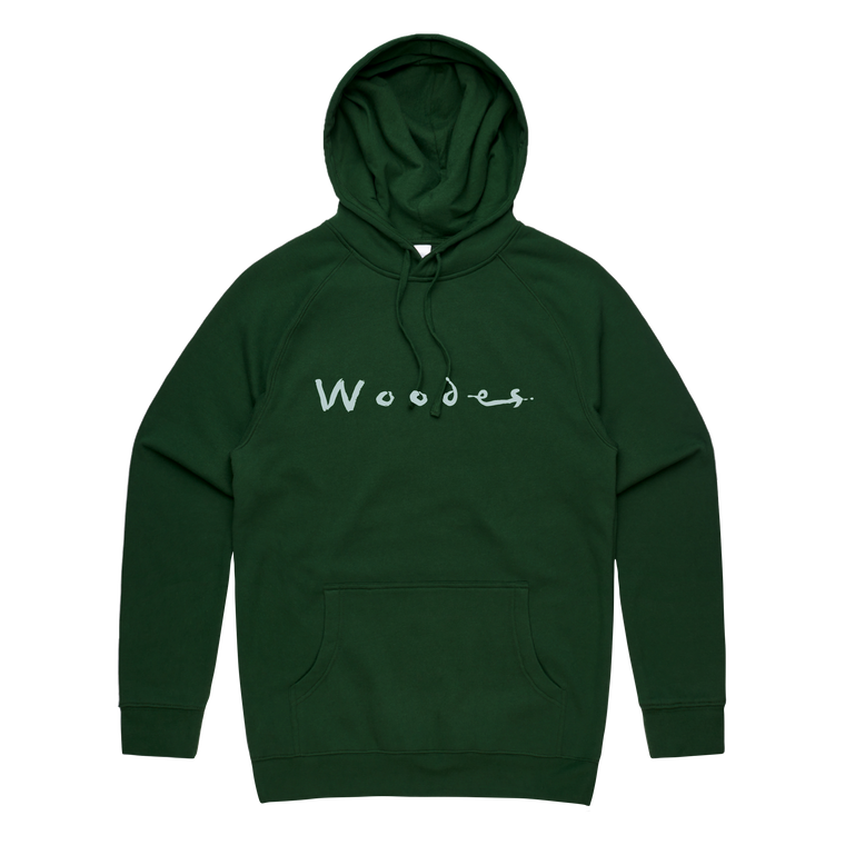 Crystal Ball / Forest Green Embroidered Hoodie