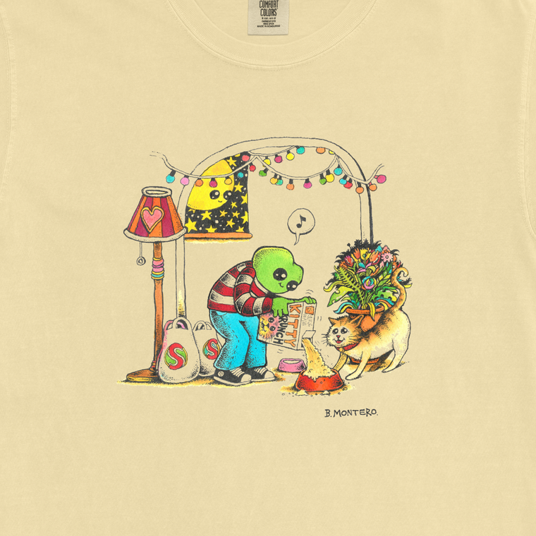 Froggy Kitty Crunch / Butter T-shirt
