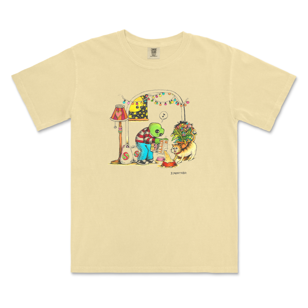 Froggy Kitty Crunch / Butter T-shirt