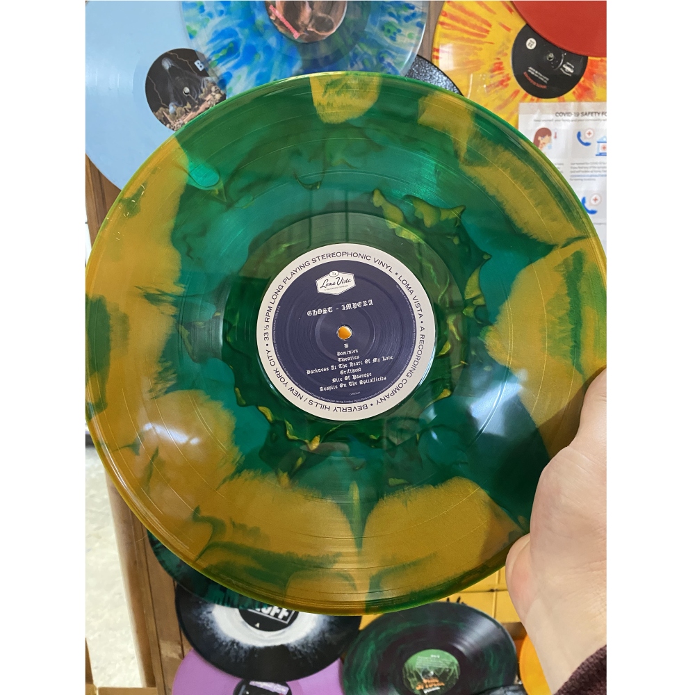 GHOST /  Impera LP Australian Tour Exclusive Green & Gold Smash Coloured Vinyl