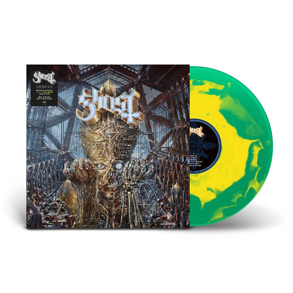 GHOST / Impera LP Australian Tour Exclusive Green & Gold Smash Coloure