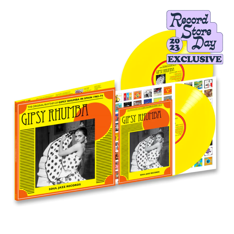 Gipsy Rhumba: The Original Rhythm Of Gipsy Rhumba in Spain 1965-74 / Various 2xLP Yellow Vinyl RSD 2023