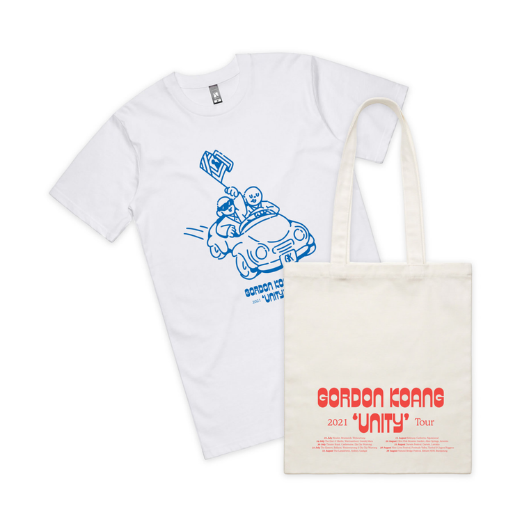 Gordon Koang / Unity Tour 2021 Tee + Tote Bundle