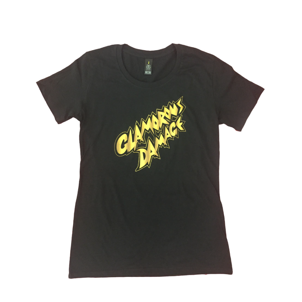 Glamorous Damage / Womens Black T-Shirt
