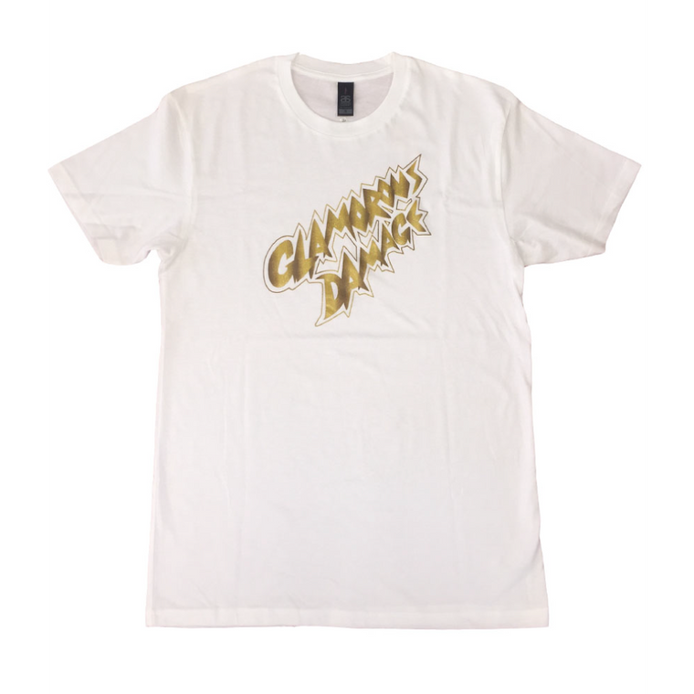 Glamorous Damage / White T-Shirt
