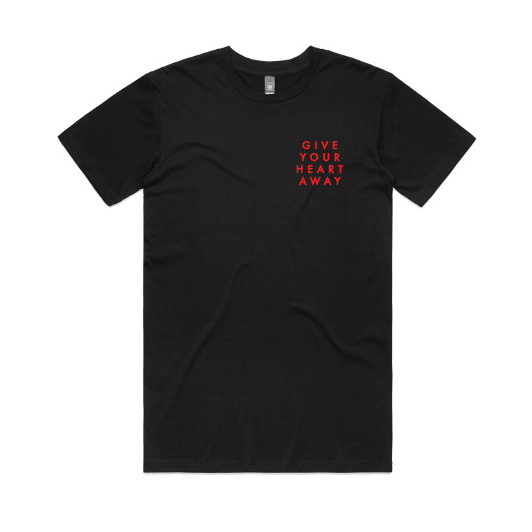 Give Your Heart Away / Black T-shirt