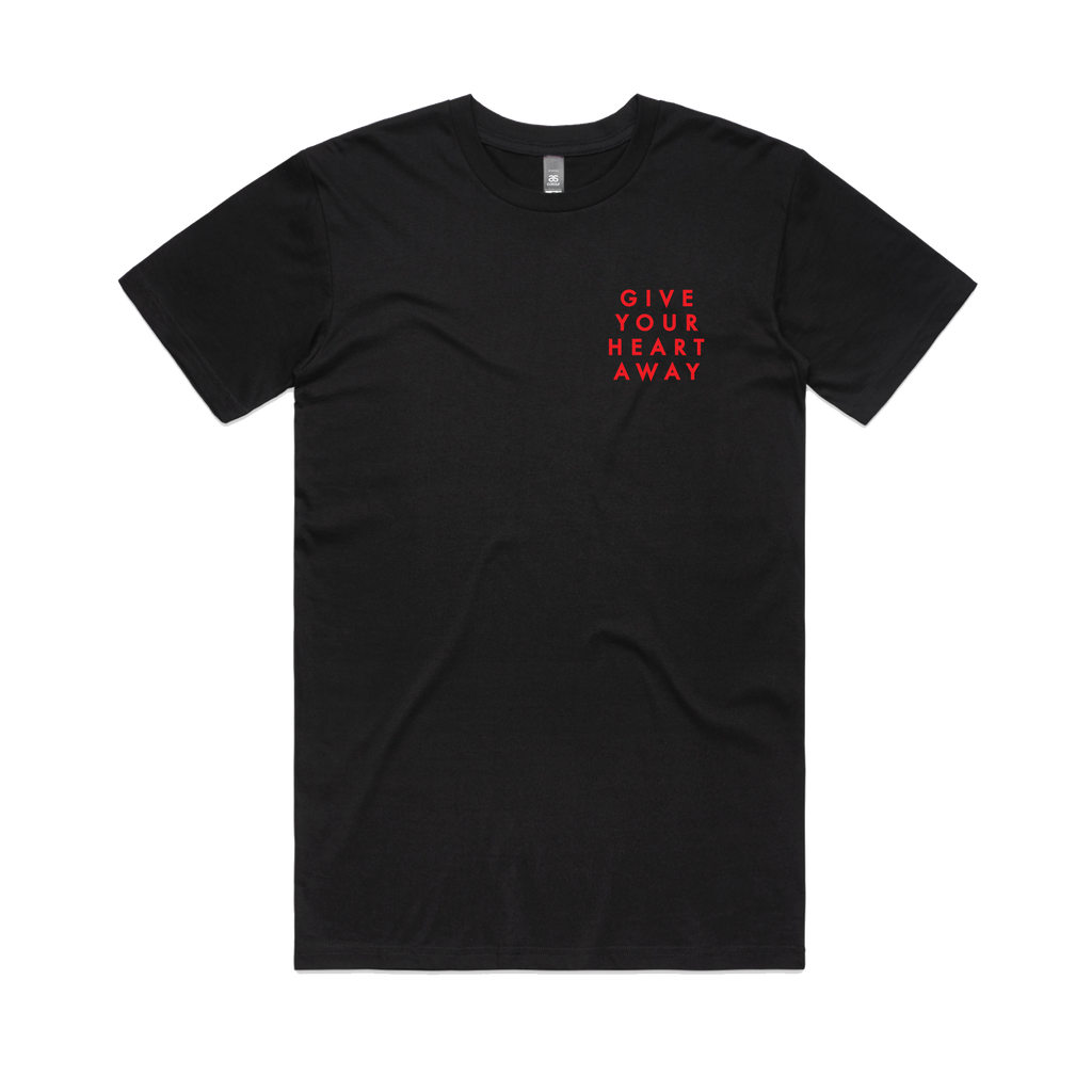 Give Your Heart Away / Black T-shirt