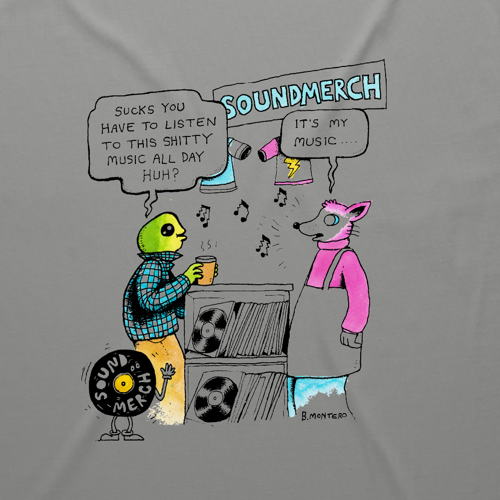 Soundmerch X Bjenny Montero / Grey T-Shirt