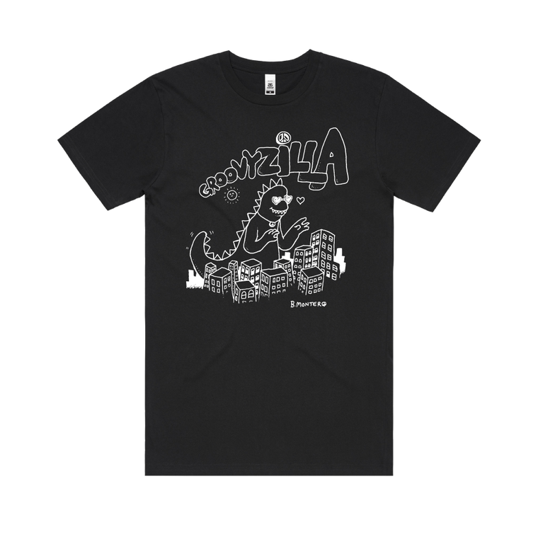 Groovyzilla / [Glow in the Dark] Black T-Shirt