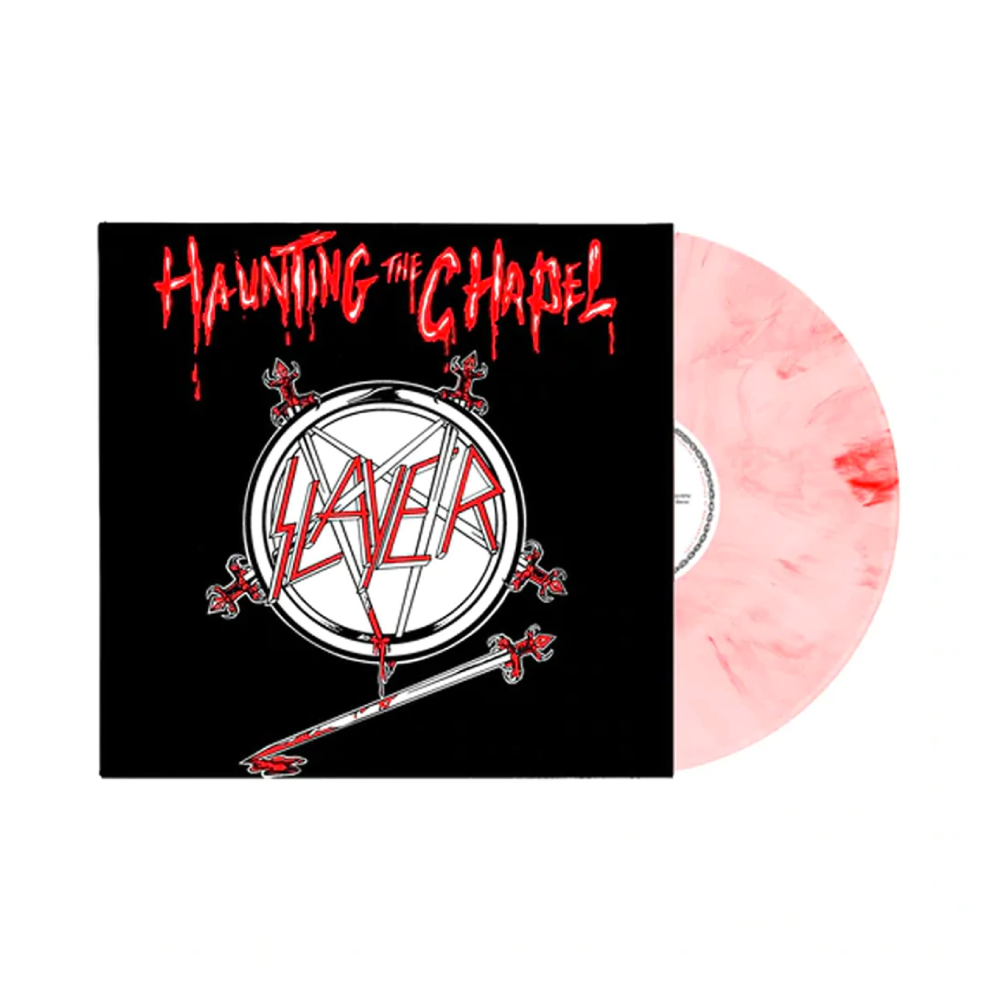 Slayer / Haunting The Chapel EP 12" Red & White Marbled Vinyl