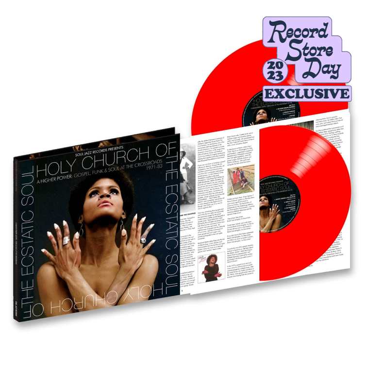 Holy Church Of The Ecstatic Soul – A Higher Power: Gospel, Funk & Soul At The Crossroads 1971-83 / Various 2xLP Red Vinyl RSD 2023