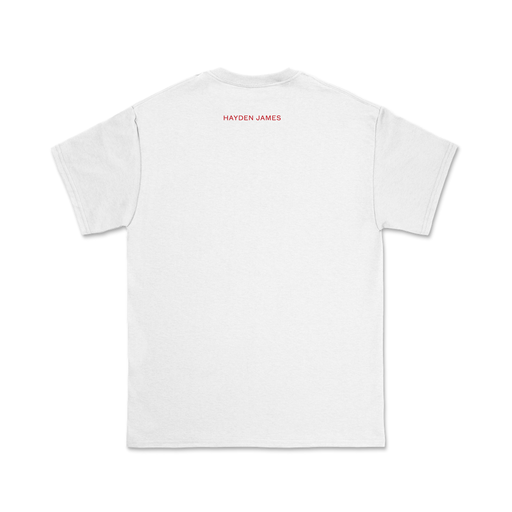 Hayden James 'LIFTED' White T-Shirt – sound-merch.com.au