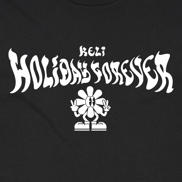 Holiday Forever / Black T-shirt