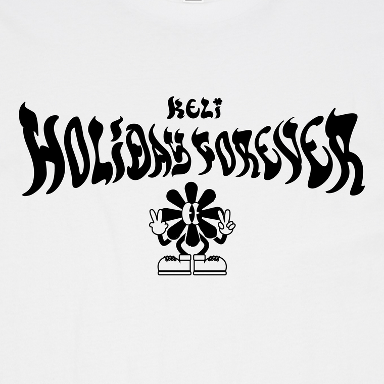 Holiday Forever / White T-shirt