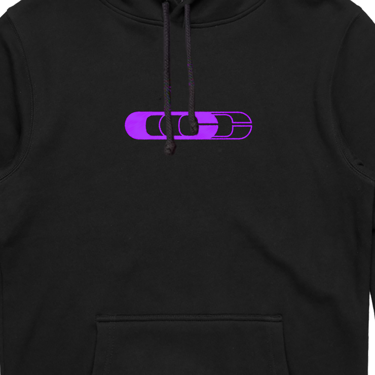 Crooked Colours / Logo Black Hood