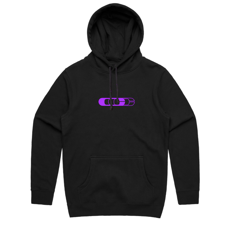 Crooked Colours / Logo Black Hood