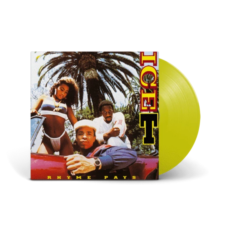 Ice-T / Rhyme Pays LP Transparent Yellow Vinyl
