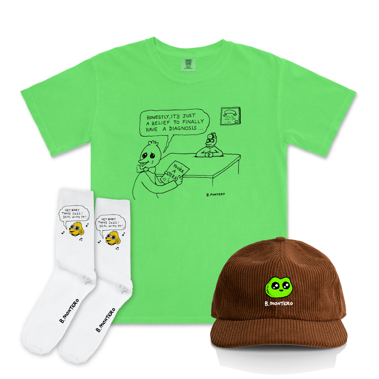 I'm a Jerk Tee + Cord Cap + Socks Bundle