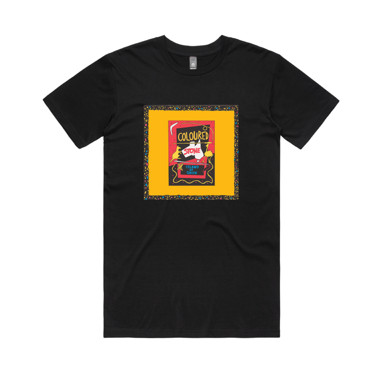 Island Of Greed / Black T-Shirt