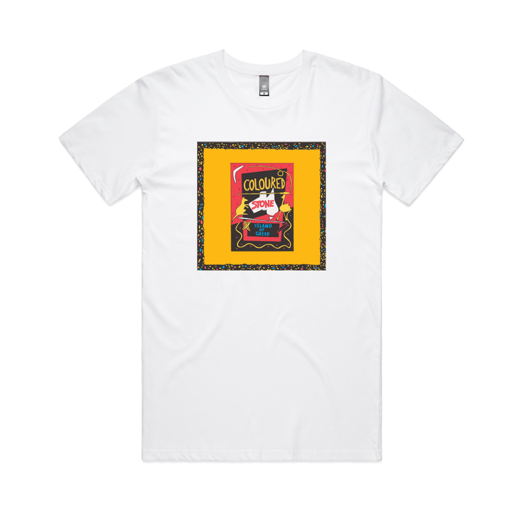Island Of Greed / White T-Shirt