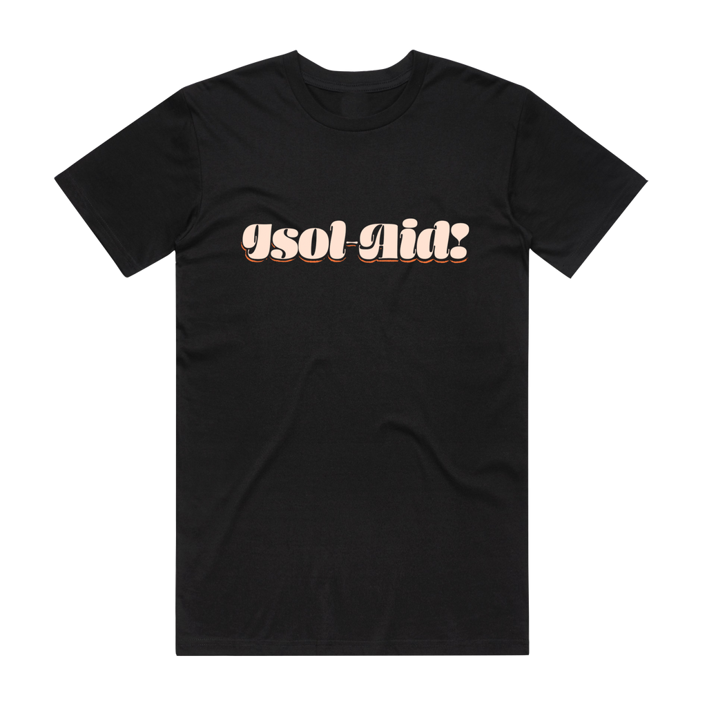 Isol-Aid Logo / Black T-shirt