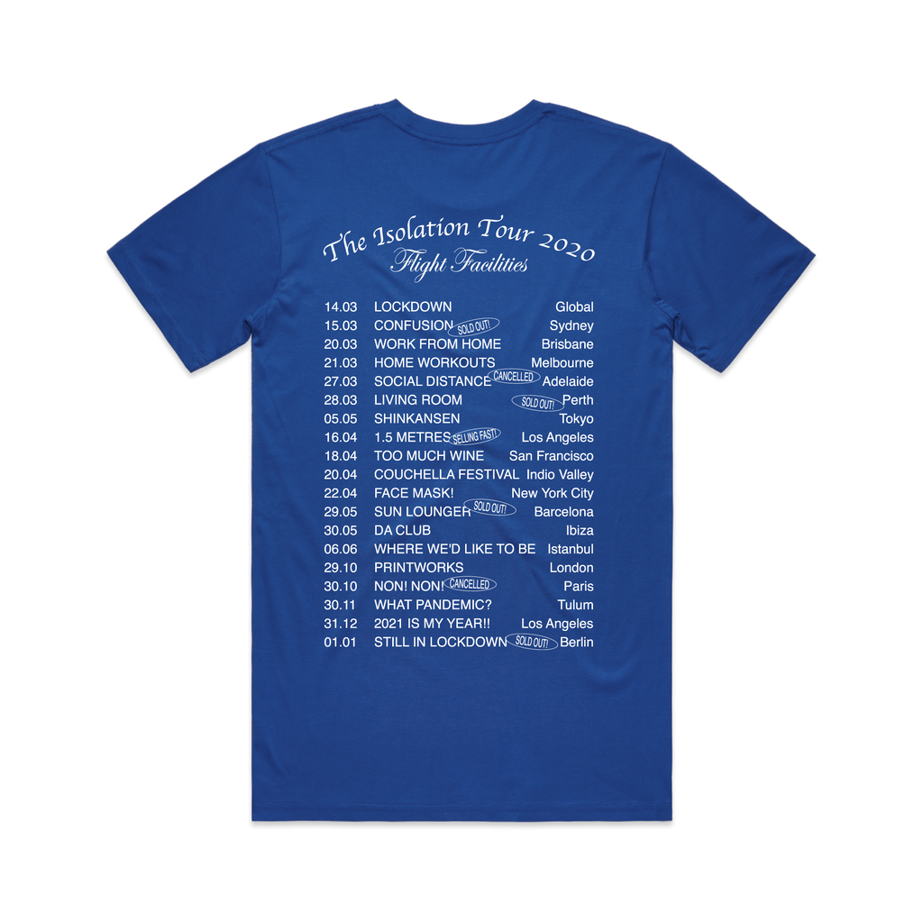 Isolation Tour / Blue T-Shirt