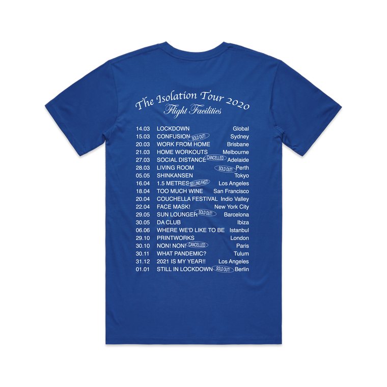 Isolation Tour / Blue T-Shirt